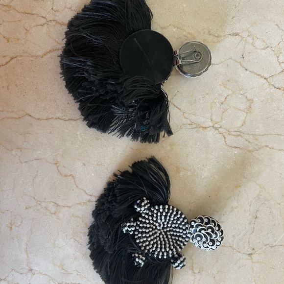 Tassel Fringe Earrings - Picture 4 of 8